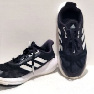 Adidas bounce LHG029003 Youth tennis shoes black US size 3 1/2
